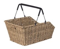 Fahrradkorb FüR Hinten Basil Cento Rattan Look Multi 47 X 34 X 26 Cm - Seagrass