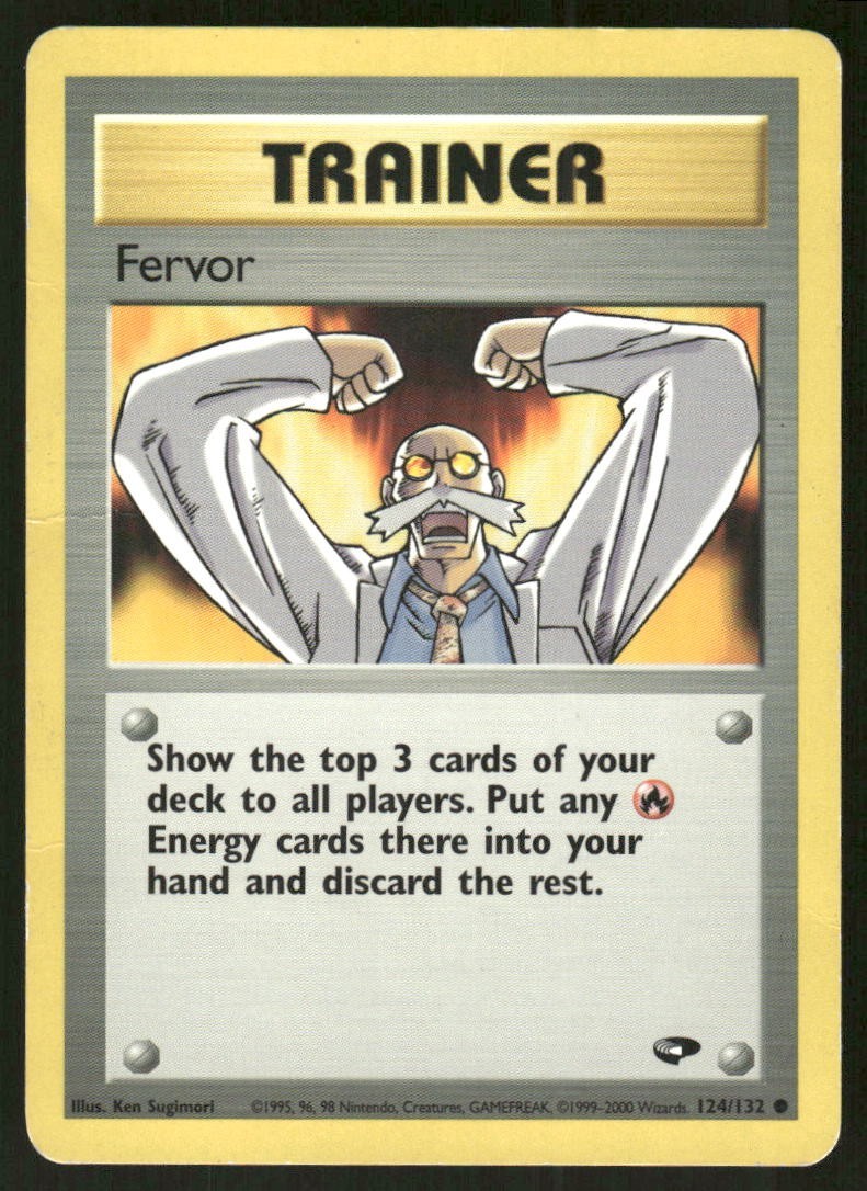 Pokemon Tcg Fervor #124 Pokemon Gym Challenge MP