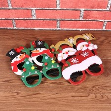 6Pcs Party Eyeglasses Christmas Design Reusable Lightweight Assorted Color