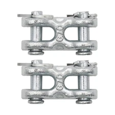 2Pcs Chain Repair Link 1/4”-5/16” Twin Clevis Trailer 3900 WLL