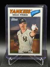 Max Fried 2026 Topps Heritage Chrome Base #130 - New York Yankees
