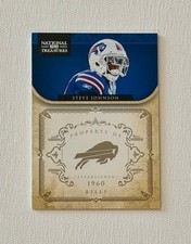 2010 Playoff National Treasures #19 Steve Johnson /99 SP Numbered BILLS WR Rare