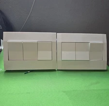 (pack of 2)  NEW Deako 3-Gang Backplate and Faceplate, Simple Rocker Switch