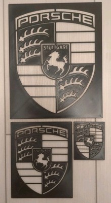 ポルシェステンシル額 ポルシェステンシル額 Porsche Logos Stencil Sets - 3 Sizes - 3