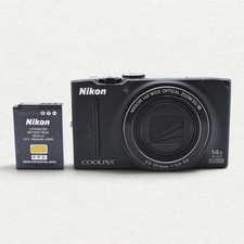 Nikon COOLPIX S8200 Black Compact Digital Camera 16.1 MP Optical Zoom 14x