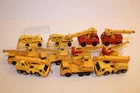 11 Vintage 1960's-1970's Matchbox Lesney Construction Trucks Cranes Bulldozers