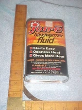Vintage ORBEX Jon-e Hand Warmer Fluid Empty Can Good Preowned Condition