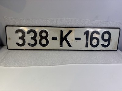 Bosnien-Herzegowina BIH Nummernschild original gebrauchter Zustand