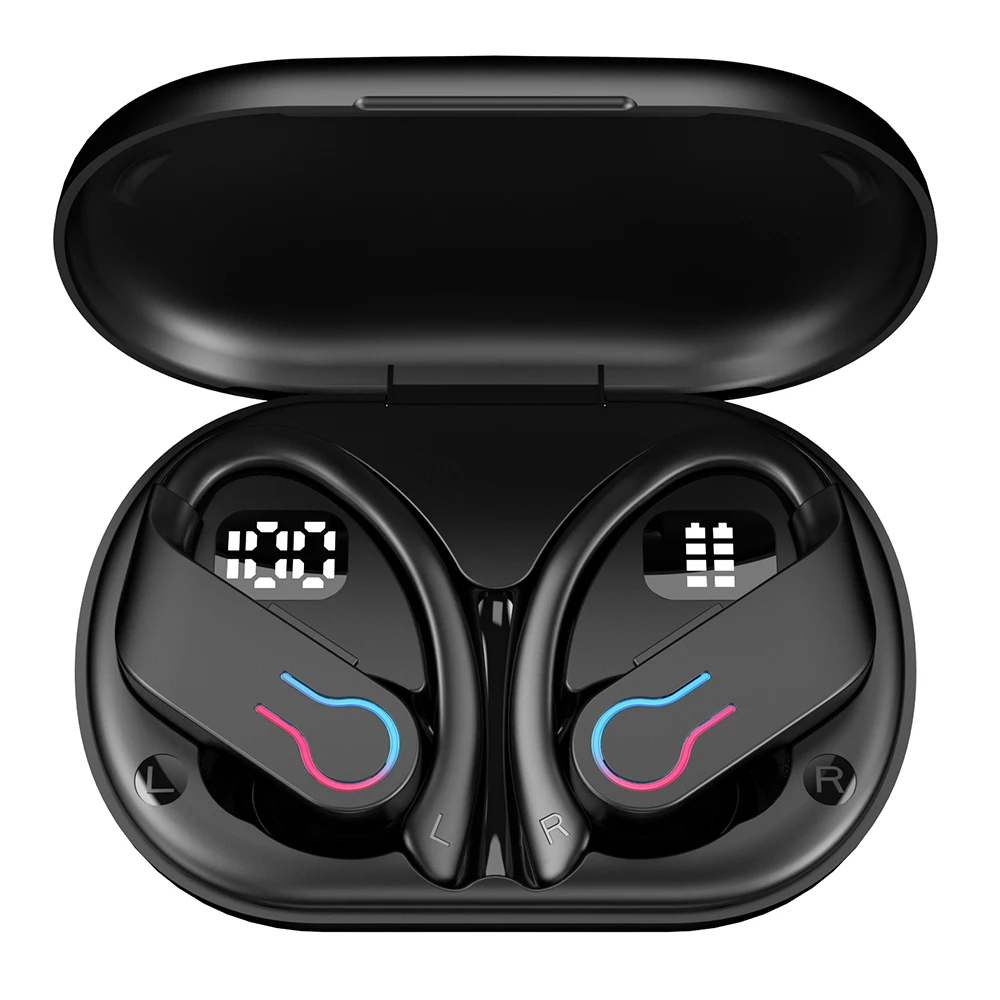 Q63 Bluetooth 5.3 Wireless Earbuds IPX7 Waterproof 200H Playtime Mic Included
