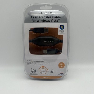 Belkin Easy Transfer Cable for Windows Vista with Laplink 8 ft (2.4m)