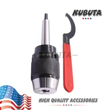 High Quality Steel 1/32" - 5/8" Keyless Drill Chuck & Spanner Wrench MT2