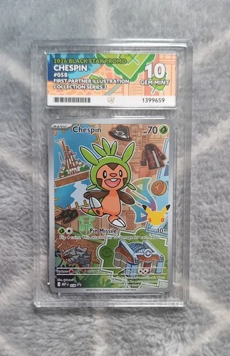 Ace 10 - Chespin 058 Me: Mega Evolution Promo Holo