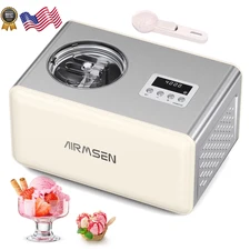 2,1 Qt Ice Cream Gelato Maker Frozen Desserts No PreFreezing Electric Automatic