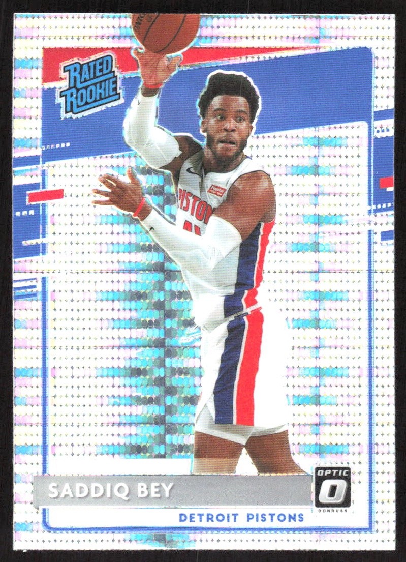 7905I 2020-21 Donruss Optic #169 Saddiq Bey Silver Pulsar