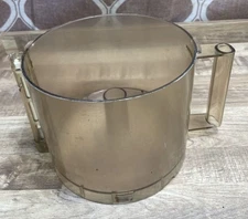 Cuisinart Food Processor Replacement Amber Work Bowl Part DLC-7