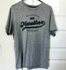 New Balance NB Dry Men s L Gray Short Sleeve Crew Neck Polyester Running T-Shirt
