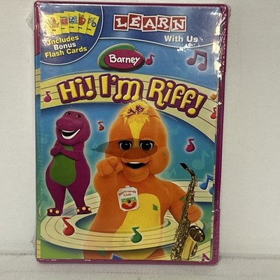 Learn With Us  Barney: Hi I m Riff  DVD-Sealed