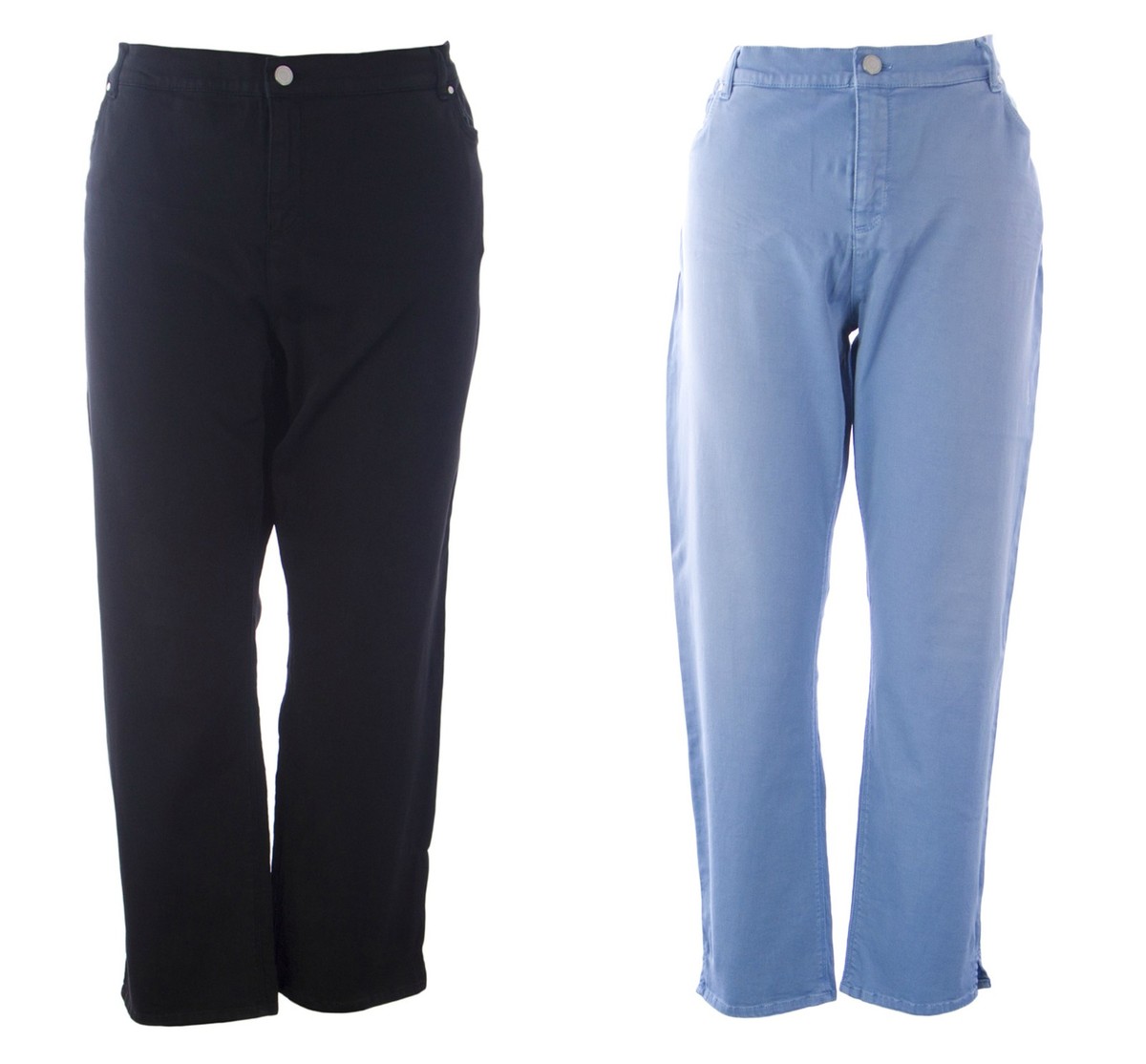MARINA RINALDI Women's Blue Rarita Super Slim Jeans Sz 12W