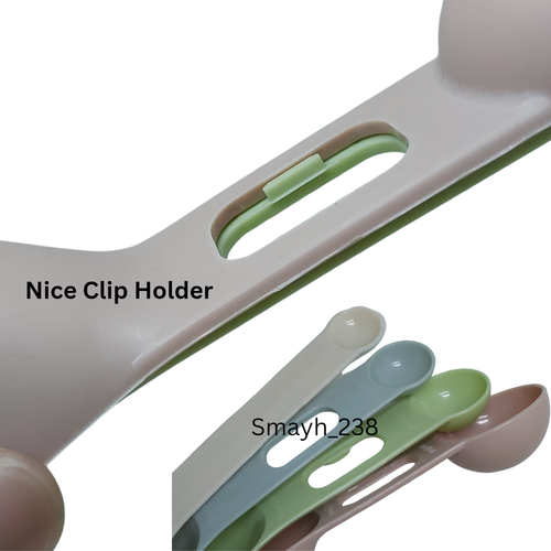 4 PCS Measuring Cups Spoons Colourful Plastic Cooking Kitchen Tools FreeShipping - Picture 2 of 12