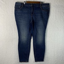 Old Navy Jeans Rockstar High Rise Super Skinny Womens Size 24 Plus 44/28