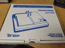 Tenex 300 Class Desk Accessories Calendar Base Holder Black 17101 * New!