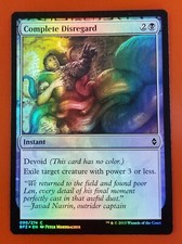 1x Complete Disregard  FOIL  Battle for Zendikar  MTG Magic Cards