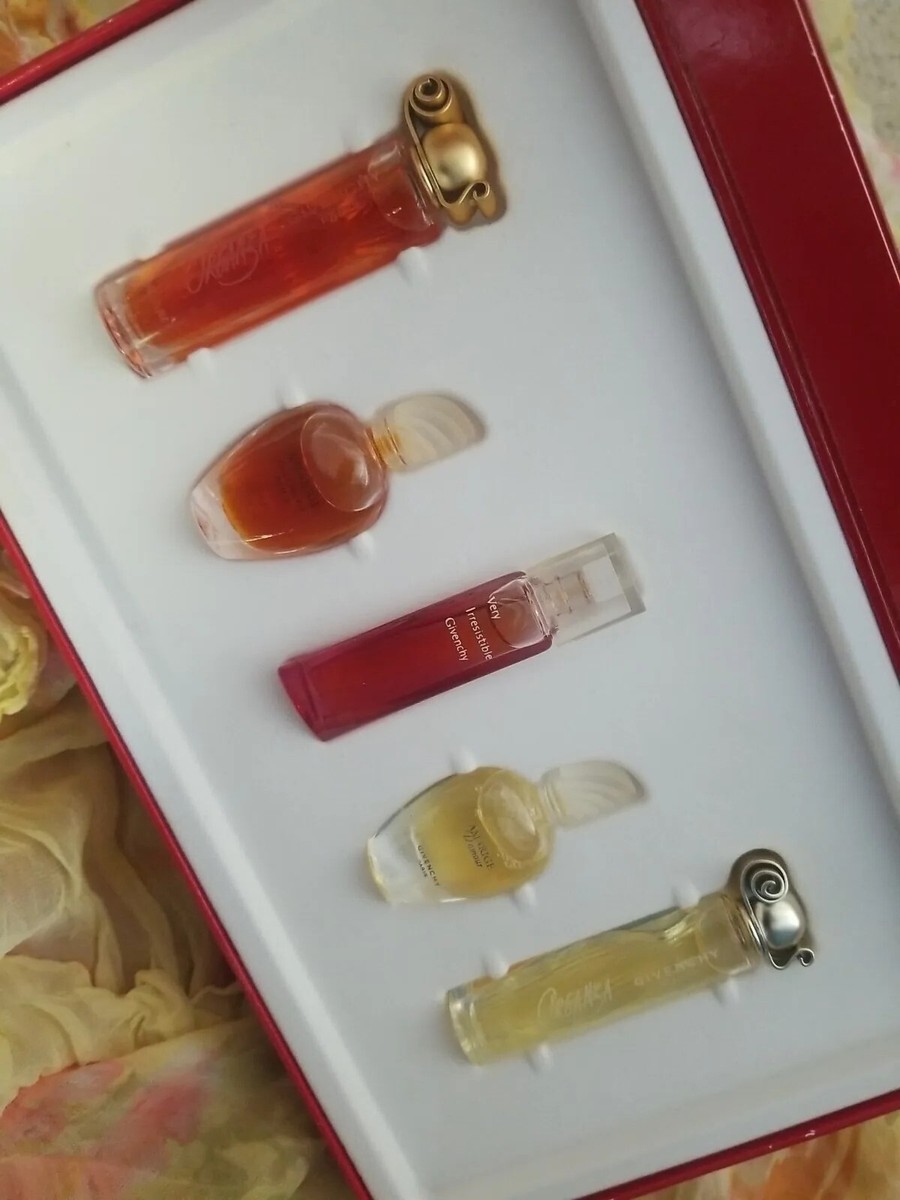 GIVENCHY Collection Miniature 5 Mini Perfumes Set Gift Box. Made