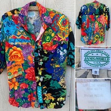 Vintage Jams World Prod Dev Team Honolulu Shirt Surf Line Hawaii Hawaiian Size S