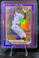Bralyn Brazoban 2024 Bowman Chrome Purple Refractor 212/250 1st Bowman Pirates