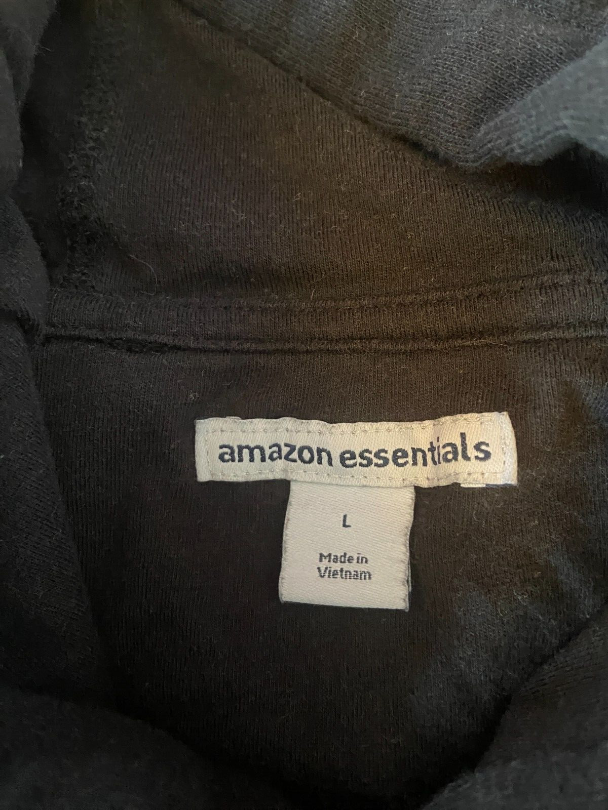 Amazon Essentials Men's Solid Black Long Sleeve D… - image 2