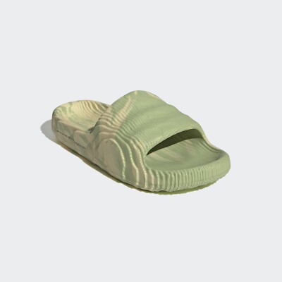 adidas Adilette 22 Slides Magic Lime/St Desert Sand Size 8M/9W [GY1597] IN HAND