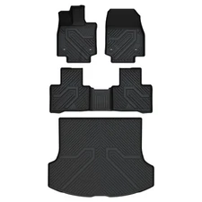 LASFIT Floor Mats & Cargo Mat for 2023-2026 Lexus RX All Weather 1st & 2nd Row