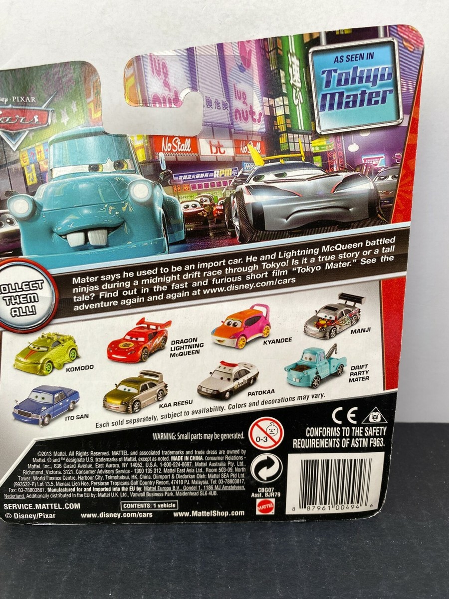 MATTEL DISNEY PIXAR CARS TOKYO MATER ITO SAN | eBay
