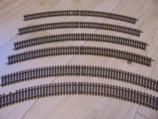 Hornby ~ 6 x R.609 3rd Radius Double Curved Track Nickel Silver ~ OO REF5915NM