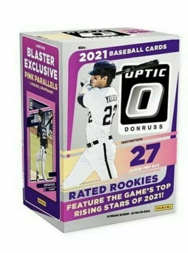 Panini 2021 Donruss Optic Baseball Blaster Box Rated Rookies Pink Parallels