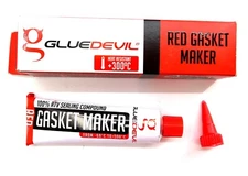 NEW GlueDevil RED GASKET MAKER 70ml RTV Sealing Compound upto 572°F