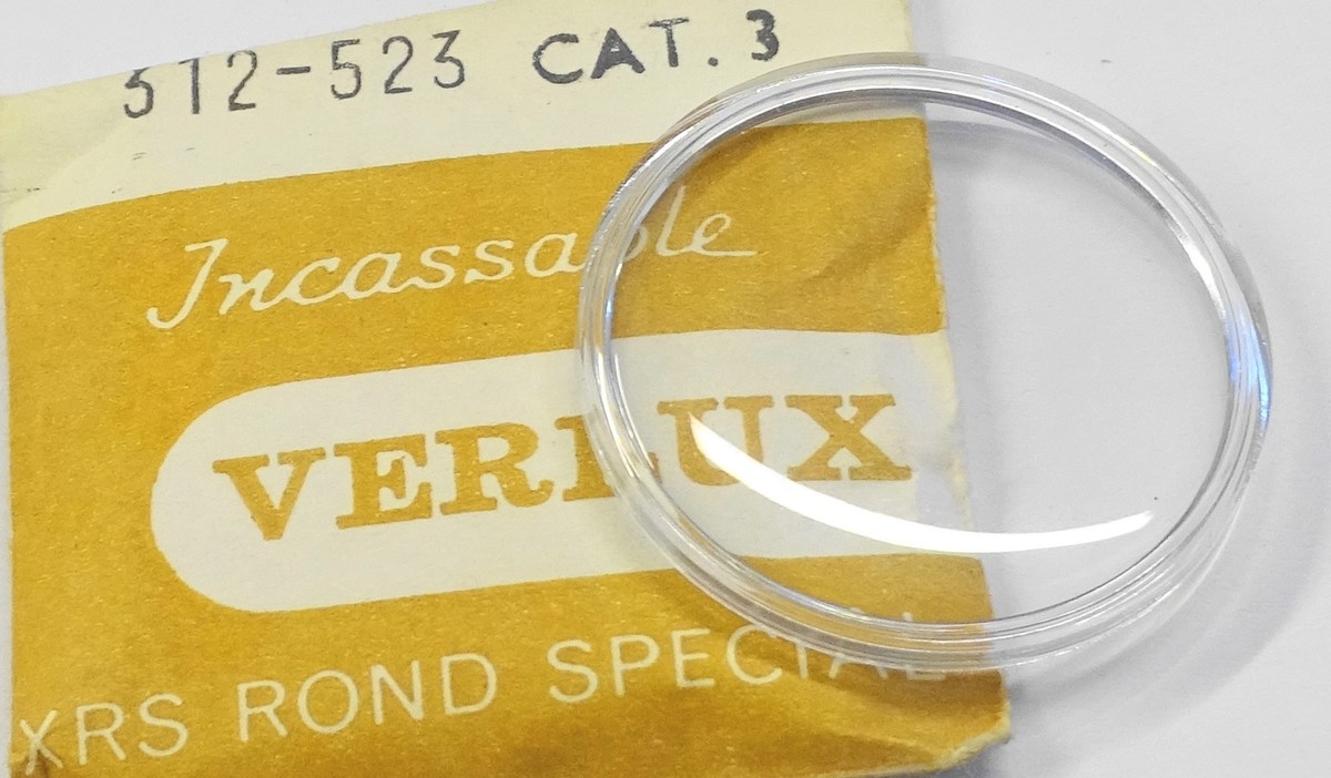 Verre De Montre Diamètre 31.2 Mm - 312-531 CAT.3 XRS - Rond Spécial Bague Dorée - Neuf