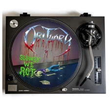 Obituary Turntable Slipmat for Vinyl Records DJ Slip Mat Fits 12" Platter