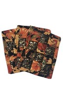 Coaster/Mugrug set of 3, quilted/handmade