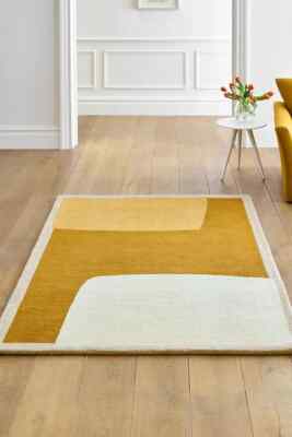 Modern Geometric Handmade Area Rug For Bedroom Living Room Kids For Rug