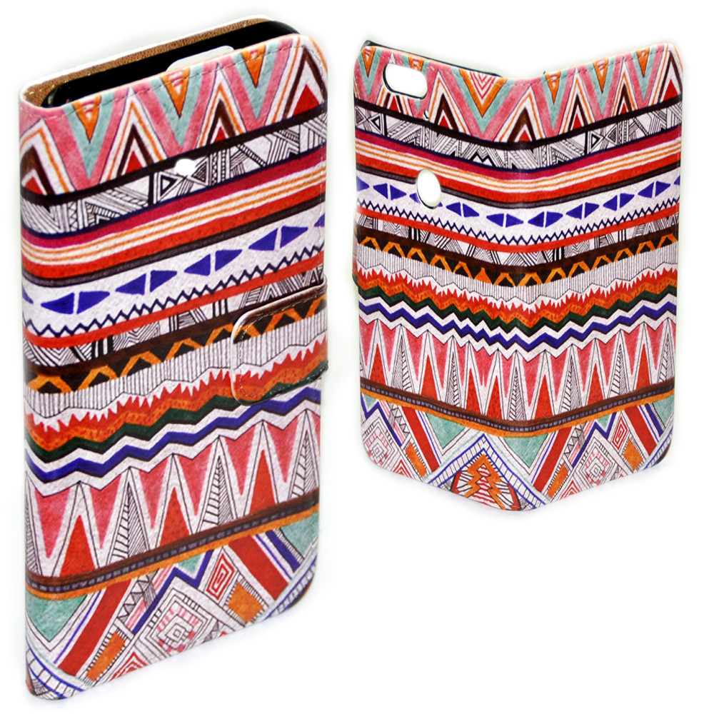 For Nokia Series - Navajo Tribal Print Theme Wallet Mobile P