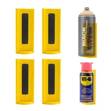 4 Pcs Magnetic Aerosol Spray Can Holder Powerful Toolbox Bottle Wall Mount