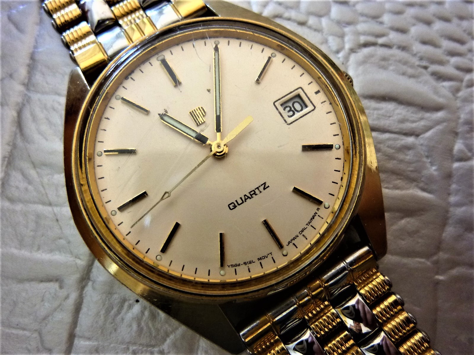 Pulsar 1980 montre plaqué-or PUL0006 cadeau idéal