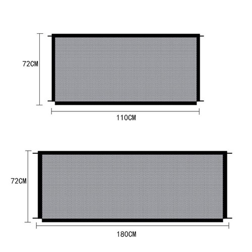 Dog Safety Gate Pet Mesh Fence Portable Folding Safety Gate UK E8K0 - Picture 5 of 7
