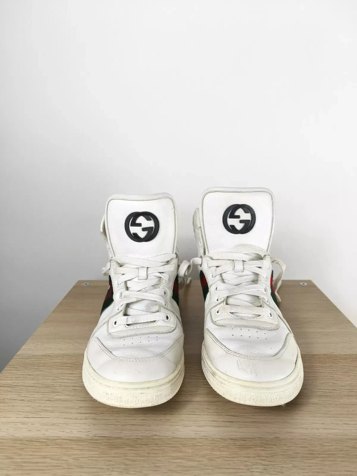 Chaussures homme Gucci GG Hi Top 6,5uk 7us 40,5eu 255 mm superbes ! 