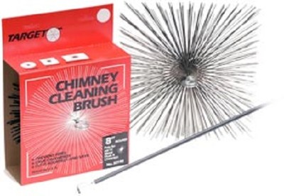 Target 8'' Round Wire Chimney Cleaning Brush For Ceramic Flues & Chimneys 30800