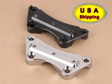 1" Handlebar Riser Top Clamp Kit For Harley Touring FLHT FLTR FLHX 1997-2017