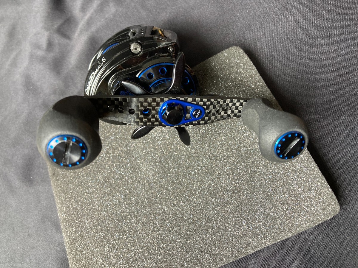 Abu garcia Revo DEEZ6 used very good bait reel W/Box Right PE Line