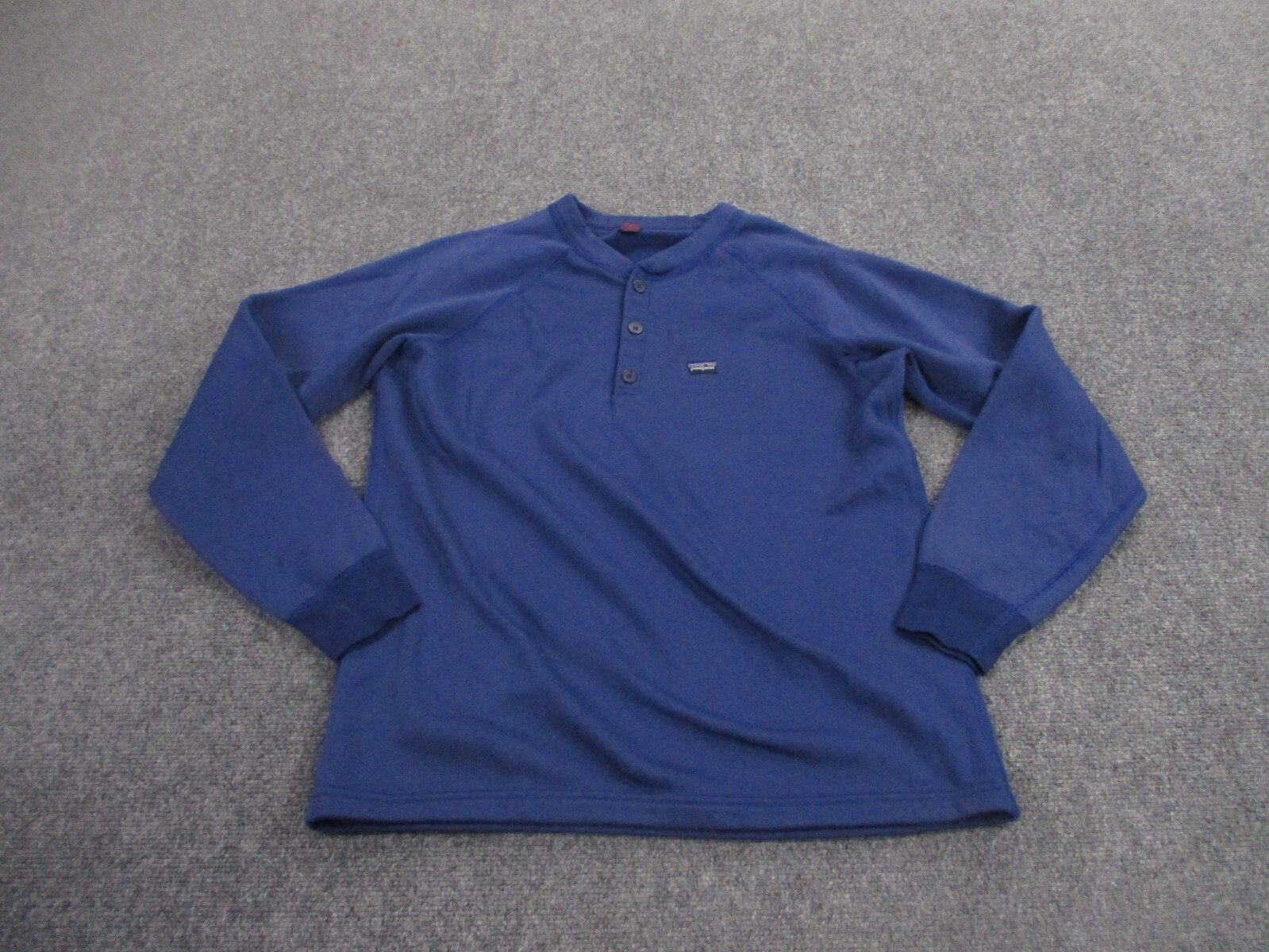 Vintage Patagonia Shirt Mens L Henley Capilene Lightweight Base Layer USA 80s
