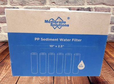 Membrane Solutions  (6pack)  PP Sedimen WATER t Filter   10''x2.5''
